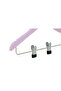 Wooden Ksçm 3-7 Years Old 30cm Child Hanger with Latch Lila Color 12 Pieces - 4