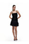 Sequin Sequined Square Neck Strap Mini Dress - 2