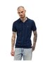 Men's T-shirt with polo style, breathable cotton fabric, comfy fit, ideal for casual or smart look.