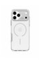 iPhone 17 Pro Compatible Frame Magsafe Transparent Case – with Metal Camera Frame, Shock-Resistant