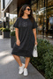 Women's Sequin, Lace Detailed Comfortable Fit Casual Dress C403 - 8