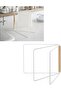 3-Arm Folding Dish Towel Holder,Kitchen Countertop Drying Rack,Dishcloth Rag Organizer,White - 3