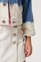 Tao Girl's 100% Cotton Jean Shorts Skirt White Jean - 4