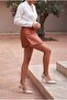 Women's Stiletto Pointed Toe Knitted Pattern Open Sides Classic Heeled Shoes Tagilo Ecru - 2