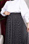 Women's Lined Polka Dot Patterned Tulle Skirt - 3