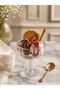 3-Piece Glass Footed Magnolia Bowl, Dessert Serving Bowl, Ice Cream Bowl, Magnolia 230ml - 5