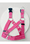 Dog Chest Harness Adjustable and Leash Set of 2 for Small and Large Breeds Pink - 2