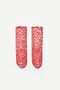 Red Little Star Detailed Girl's Tulle Socks