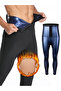 Sauna Leggings Model Slimming Thermal Two-Size-Slimming Body-Shaping Sauna Hook-and-Eye Corset Leggings - 4