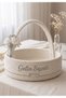 Silver Bridal Bundle Basket with Cord Rope Premium Dowry Basket - 4
