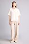100% Cotton Regular Fit Shirt Collar Muslin Short Sleeve Shirt F0884Ax26Sm - 2