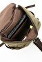 Eba-6051 Canvas (Cotton) Backpack Hand Luggage Suitcase with Laptop Compartment Camping Travel Mountaineer Khaki - 8