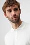 Ecru Comfort Slim Polo Collar Men's Knitwear T-Shirt - 6