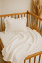 Baby Girl and Boy 100% Cotton Muslin Pillowcase & Blanket Set Hospital Discharge Set - 4