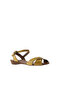 Yellow Leather Women's Sandals 01wn3808 - 2
