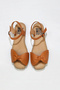 Tan Leather Women's Espadrille Sandals 01Wu5206 - 6