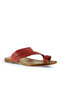 Coral Leather Women's Flip Flops 01Wu3418 - 3