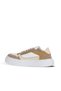 Beige White Multi Leather Women's Sports Shoes 16Wa8204 - 4