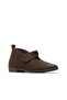 Brown Nubuck Women's Flat Boots 01Wd3702 - 2