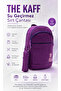 00511-Purple 4-Compartment Laptop Sports Travel Functional School Backpack with Pen Holder
