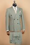 Exclusive Double-Breasted Suit Gray - 2