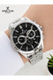 Steel Cord Chronometer Dial Design 3 Atm Water Resistant Men Wristwatch 13524.2