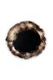 Anatolia Handmade 100% Wool Dark Brown Fur Women's Real Leather Börk Hat - 8