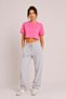 Women's Crop T-Shirt Casual Basic Short Sleeve Tshirt - Pink - 2