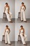 Women's Beaded Double Suit - 4