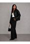 Women's Leather Jacket with Belt - 2