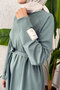 Two-Strap Dress 0007 - Mint Green - 4