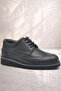 Genuine Leather Lace-Up Black Boys' Classic School Shoes