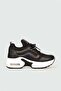 Flet 121 Black White Air Sole Women's Sneakers