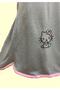 Women's Short Sleeve Cat Nightgown Gray - 5