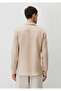 Beige Linen Shirt Slim Fit / Slim Fit 0211466-70004 - 3