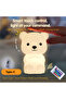 Cartoon Bear Night Light, Nursing Light, Touch Control, Desk and Night Lamp, Night Light, 5V-USB - 5