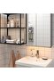 SILVERGLANS LED bathroom lighting strip, dimmable anthracite, 60 cm - 3