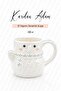 Ceramic Mug with Snowman Figure, Cup for Tea and Coffee 490 ml