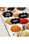 50Pcs Writable Food Label Picks, Chalkboard Style Cheese Markers for Buffets & Desserts - 3
