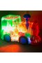 Transparent Electric Gear Train Toy, Flashing Lights & Music, Battery Operated Bump & Go - 6