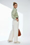 Women's Green Floral Shirt 10188 - 2