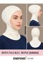 Sports Bonnet with Neck Collar |   Cream Hijab • Ready-To-Wear Bonnet • Comfortable and Stylish Combed Cotton Use - 4