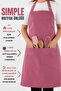 Simple kitchen apron with adjustable strap - 2