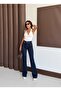 Women's High Waist Spanish Leg Blue Jeans - 5