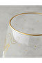 Glitter Glass 3-Piece Glass Set 350 ml Gold - 5