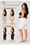 Women's Short-Leg Seamless Corset Shaper White - Flexible & Firming Underwear 1231011 - 7