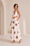 Women's Polka Dot Detailed Crop Skirt Double Set - 3