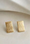 Gold Color Geometric Modern Earrings - 4