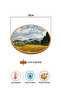 Van Gogh Wheat Field Mushroom Trivet Pot Pan Coaster 19cm Diameter 1cm Thickness - 2