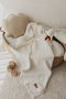 75x100cm Newborn Ecru Muslin 4 Layer Muslin Blanket / New Series 100% Cotton - 6